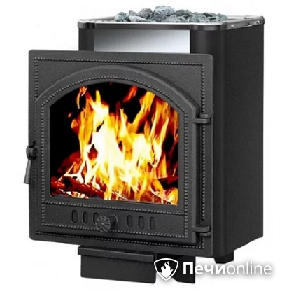 Дровяная банная печь Везувий Сенсация 22 Антрацит (205) 2017 в Красноярске